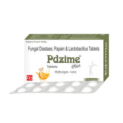 Fungal Diastase, (1:1200) 50 MG, Pepsin (1:3000) 10 MG (PDZYME PLUS)